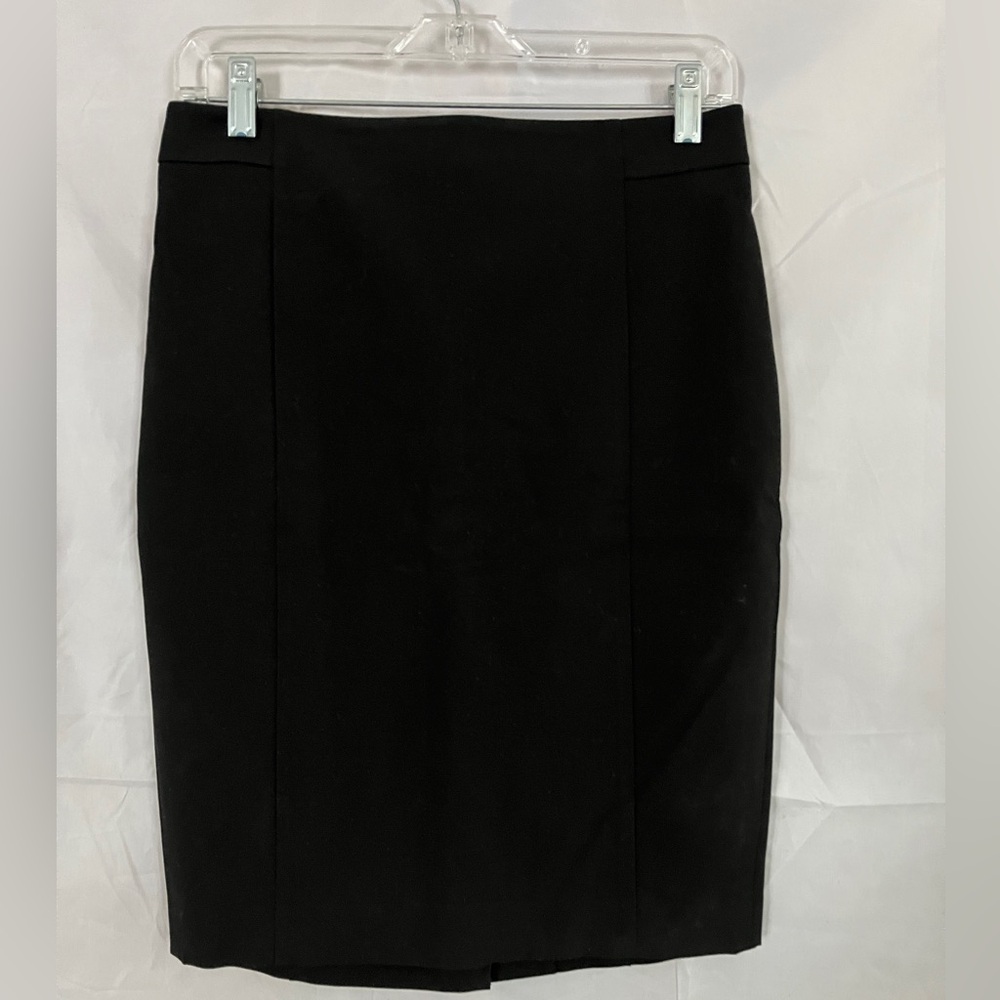Anne Taylor Petite Classic Black Pencil Skirt, size 4P
